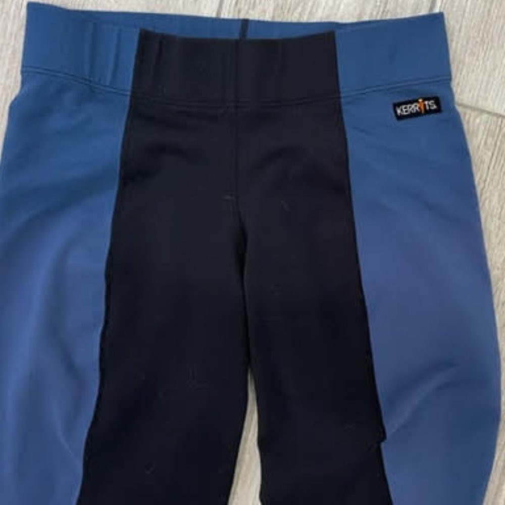 Kerrits® LADIES Flow Rise Performance Riding Tight SIZE SMALL ROYAL/BLK